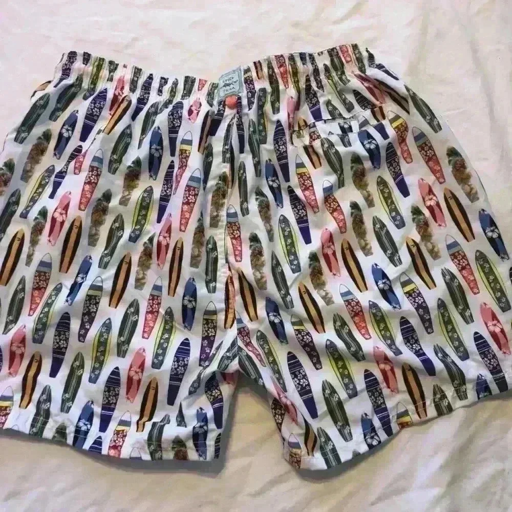 Surfboard print Swim Trunks